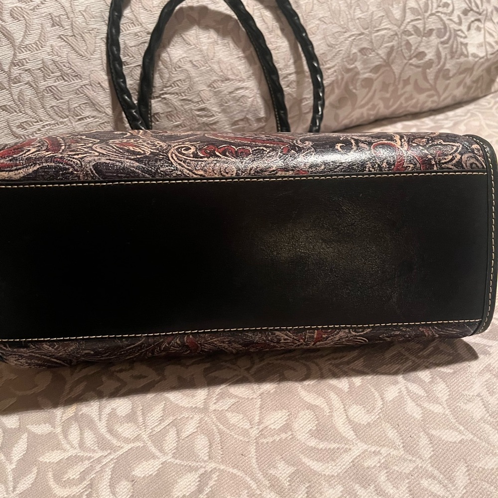 Patricia Nash Paris Paisley Satchel - Picture 5 of 6